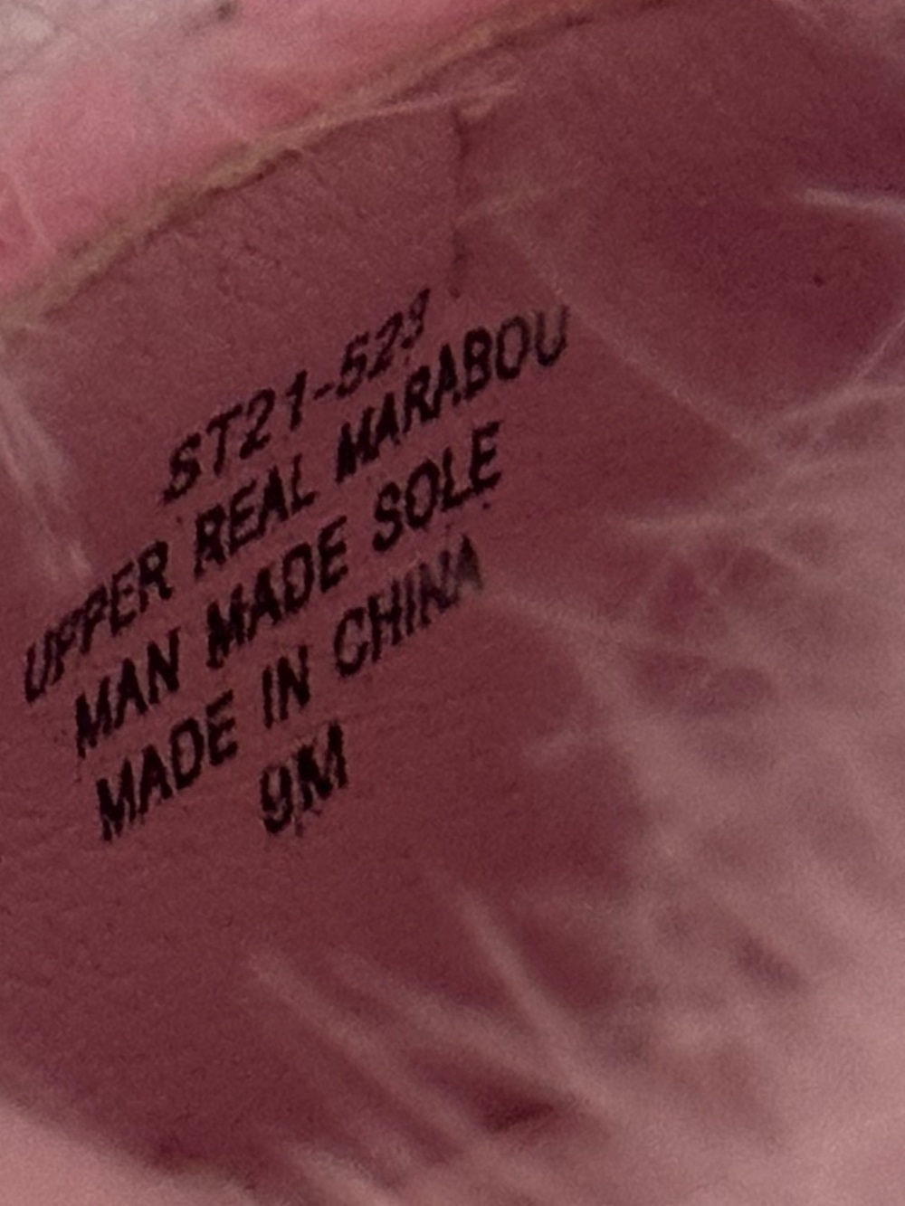 Sugar Thrillz Women's Pink Marabou Fluff High Heel Platforms Size 9 M - Picture 11 of 11